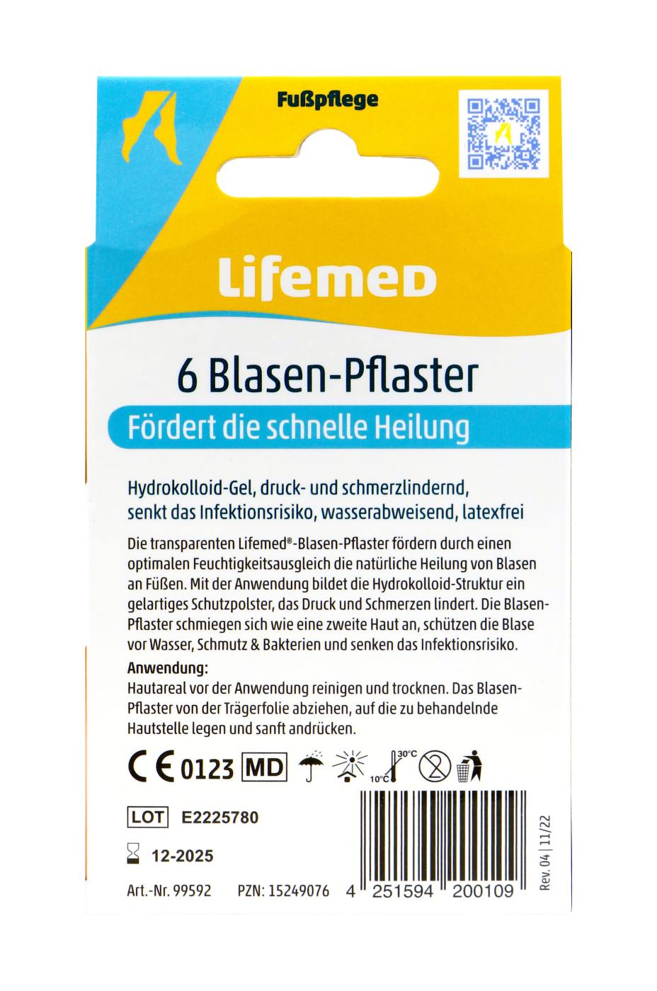 Lifemed Blasen Pflaster transparent 4 Größen - 6 Stück Lifemed Blasen Pflaster transparent 4 Größen - 6 Stück