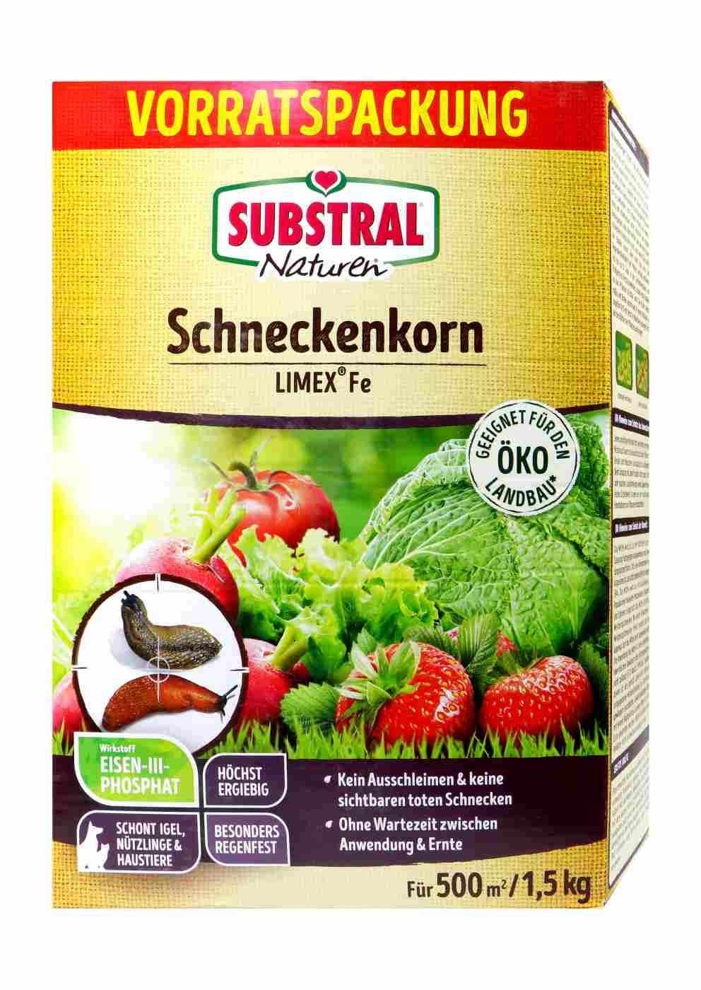 Substral Natural Schneckenkorn Limex Fe - 1,5 kg Substral Natural Schneckenkorn Limex Fe - 1,5 kg