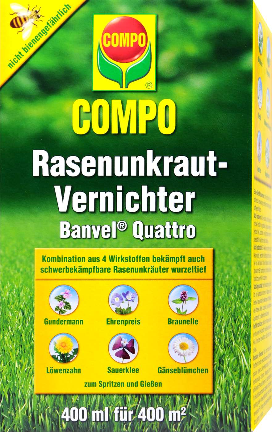 Compo Rasenunkrautvernichter Banvel Quattro - 400 ml Compo Rasenunkrautvernichter Banvel Quattro - 400 ml