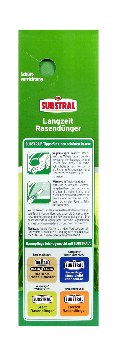 Substral Langzeit Rasendünger 100 qm - 2,0 kg Substral Langzeit Rasendünger 100 qm - 2,0 kg