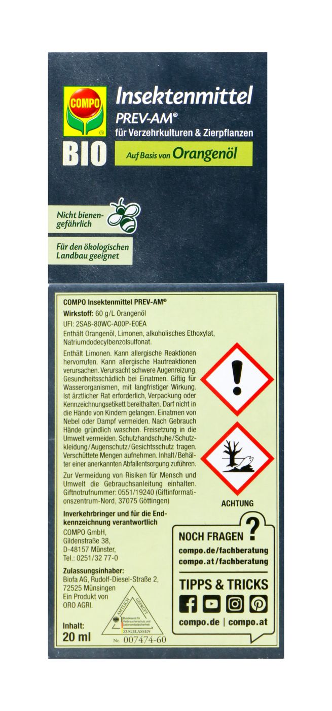 Compo Insektenmittel PREV-AM - 20 ml Compo Insektenmittel PREV-AM - 20 ml