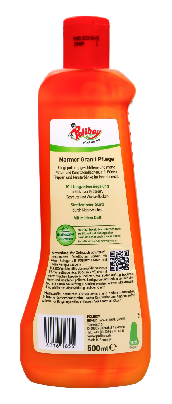 Poliboy Marmor Granit Pflege - 500 ml Poliboy Marmor Granit Pflege - 500 ml