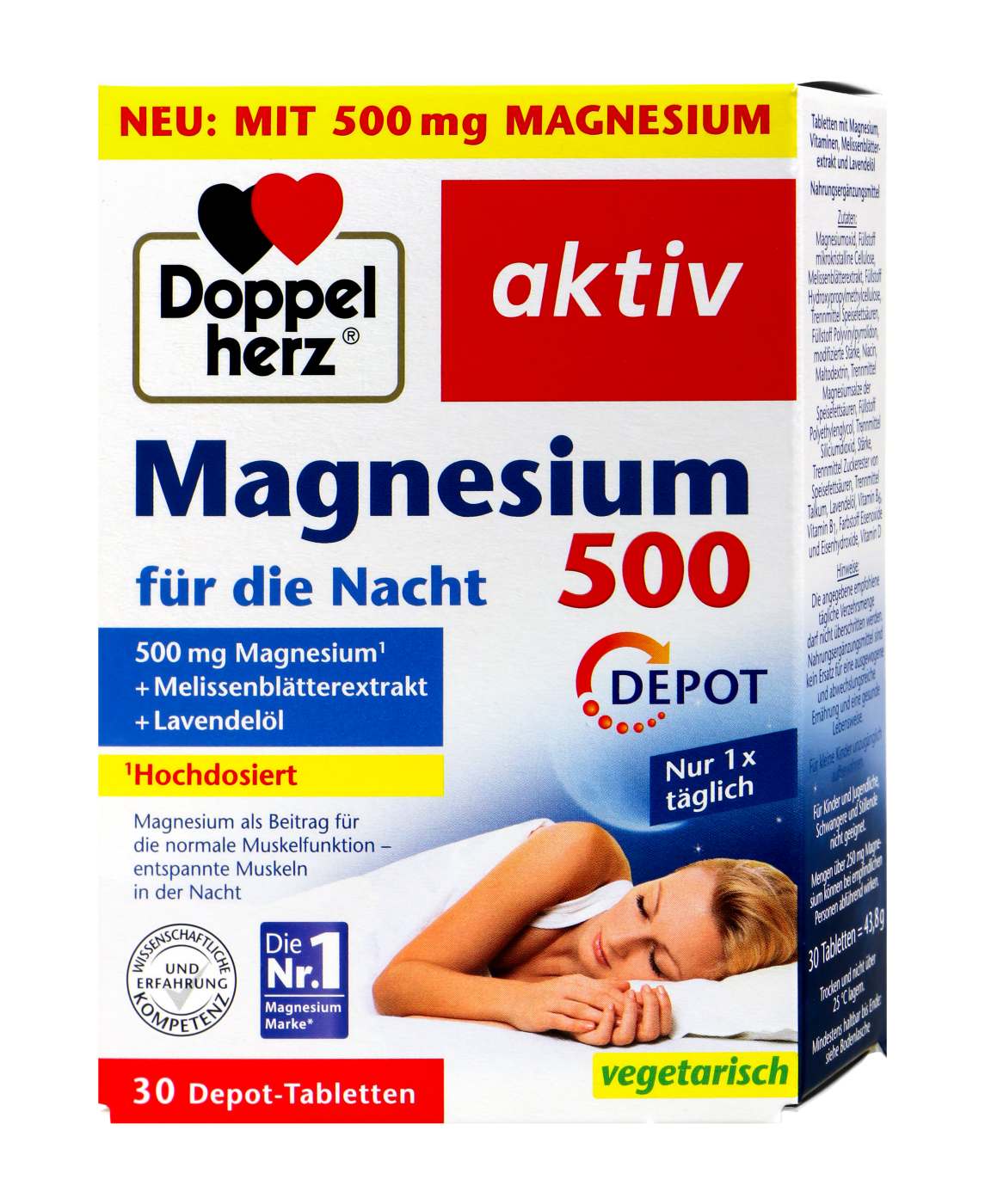 Doppelherz Magnesium 500 für die Nacht - 30 Stück Doppelherz Magnesium 500 für die Nacht - 30 Stück