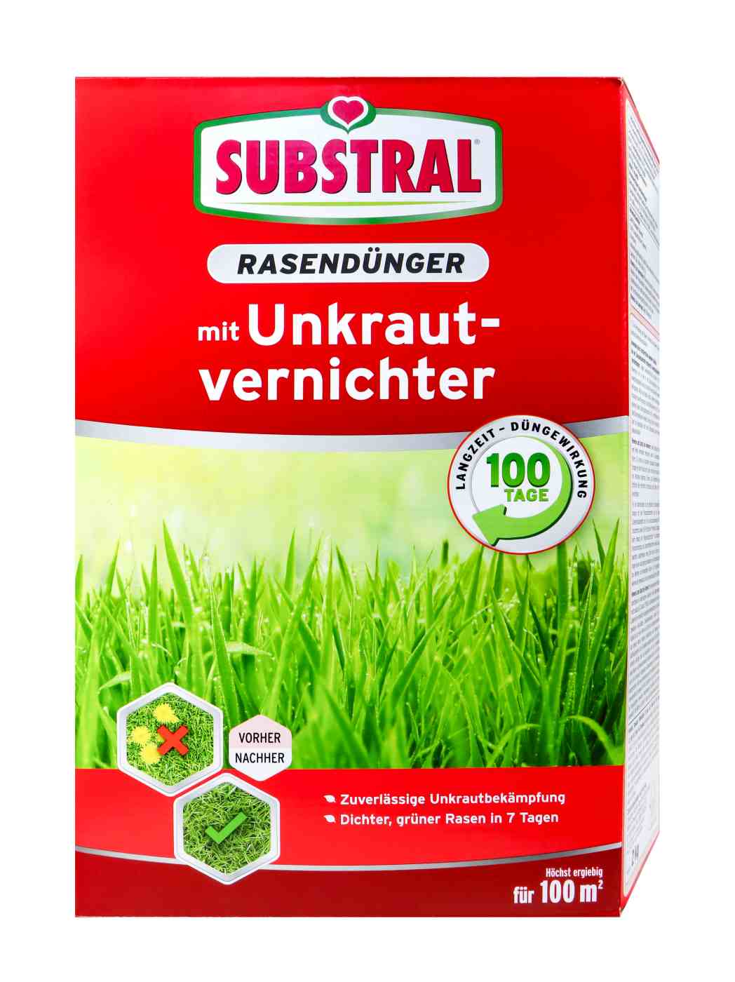Substral Rasendünger mit Unkrautvernichter für 100 qm² - 2,0 kg Substral Rasendünger mit Unkrautvernichter für 100 qm² - 2,0 kg