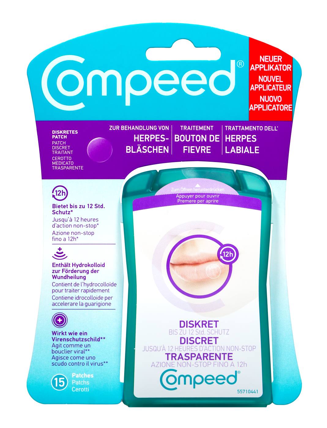 Compeed Herpesbläschen Patch - 15 Stück Compeed Herpesbläschen Patch - 15 Stück
