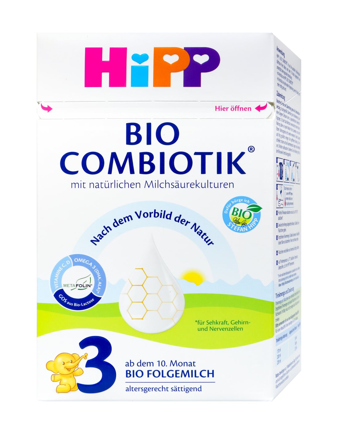 Hipp 2033 Bio Folgemilch 3 Combiotik - 600 g Hipp 2033 Bio Folgemilch 3 Combiotik - 600 g
