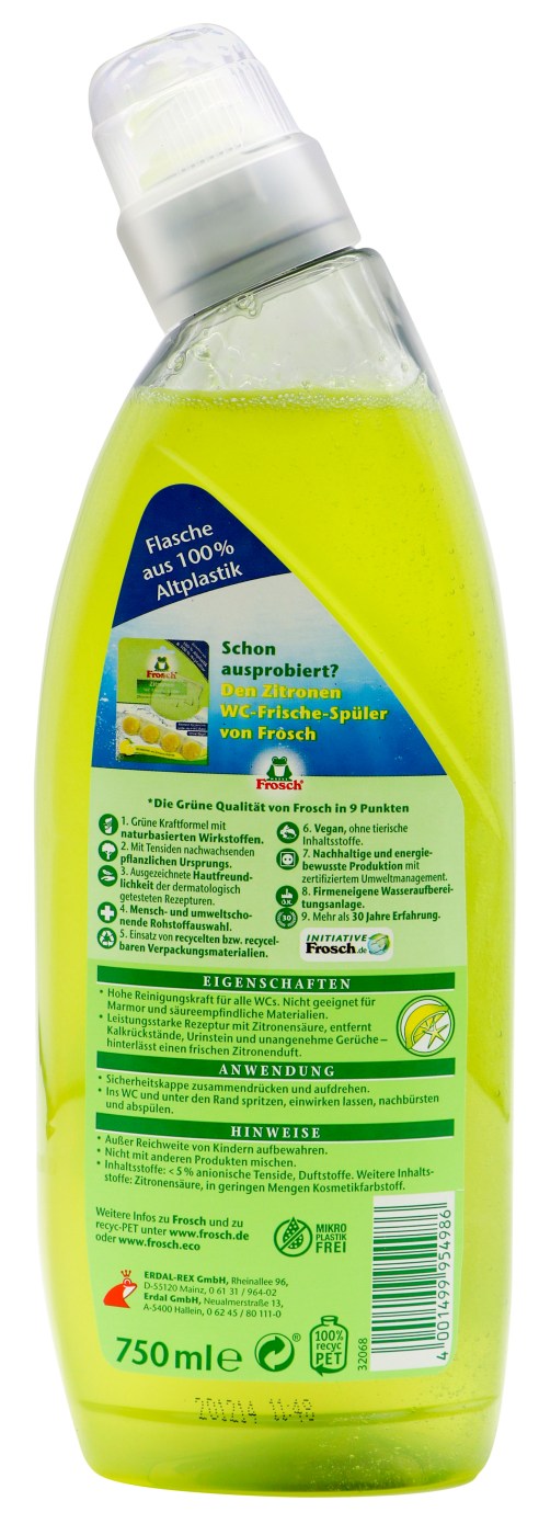 Frosch Zitronen WC-Reiniger - 750 ml Frosch Zitronen WC-Reiniger - 750 ml