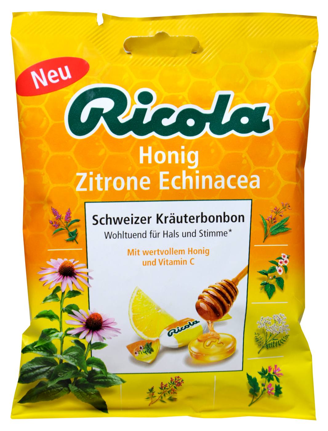 Ricola Honig Zitrone Echinacea - 75 g Ricola Honig Zitrone Echinacea - 75 g
