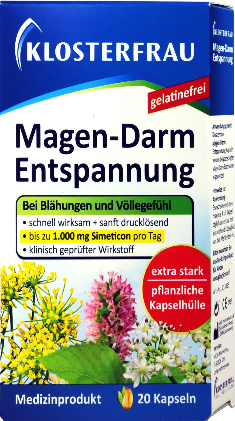 Klosterfrau Magen-Darm-Entspannung Tabletten - 20 Stück Klosterfrau Magen-Darm-Entspannung Tabletten - 20 Stück