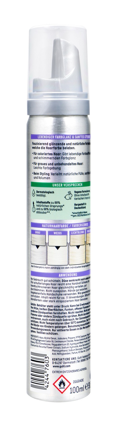 Guhl Schaum-Tönungsfestiger 98 Silberblond - 100 ml Guhl Schaum-Tönungsfestiger 98 Silberblond - 100 ml