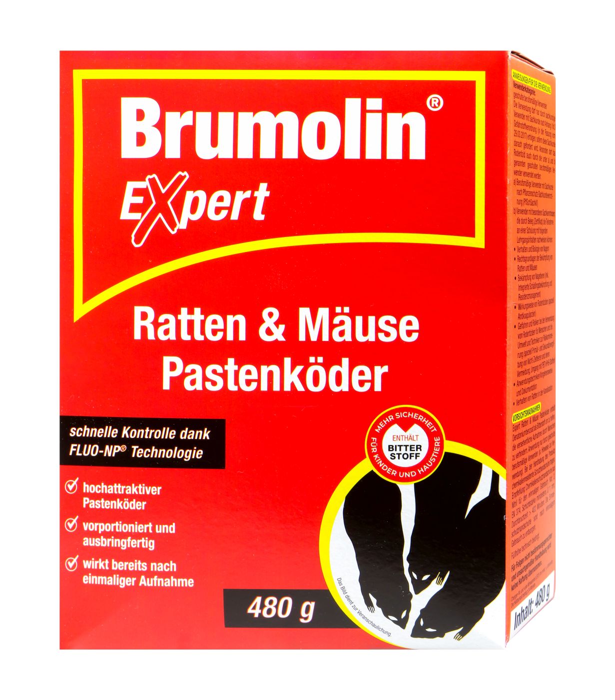 Brumolin Ratten & Mäuseköder - 480 g Brumolin Ratten & Mäuseköder - 480 g