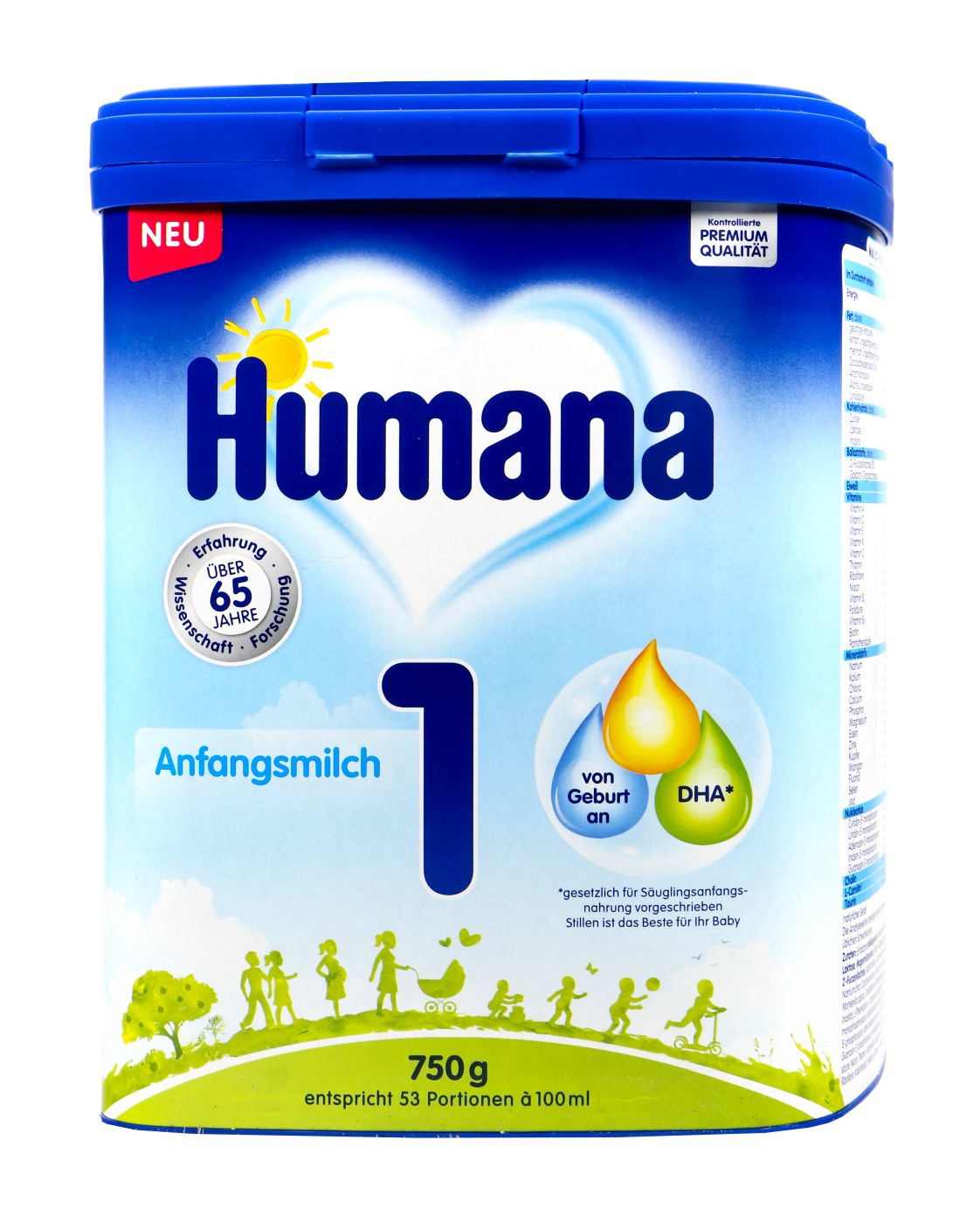 Humana Anfangsmilch 1 - 750g Humana Anfangsmilch 1 - 750g