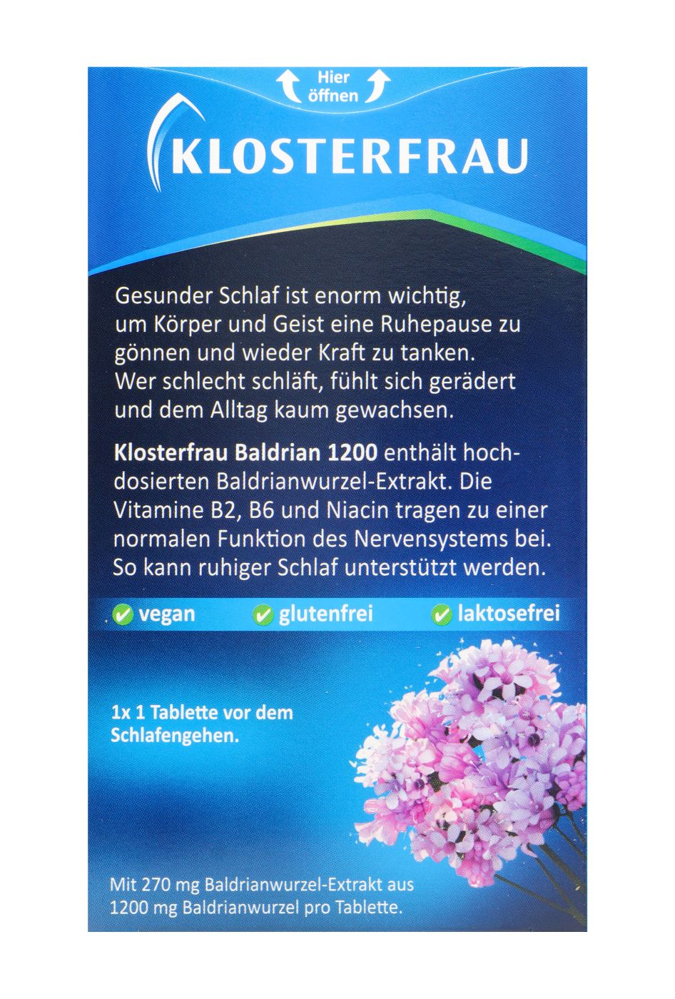 Klosterfrau Baldrian 1200 Tabletten - 30 Stück Klosterfrau Baldrian 1200 Tabletten - 30 Stück