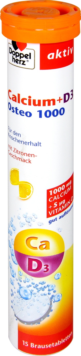 Doppelherz Calcium + D3 Osteo 1000 - 15 Stück Doppelherz Calcium + D3 Osteo 1000 - 15 Stück