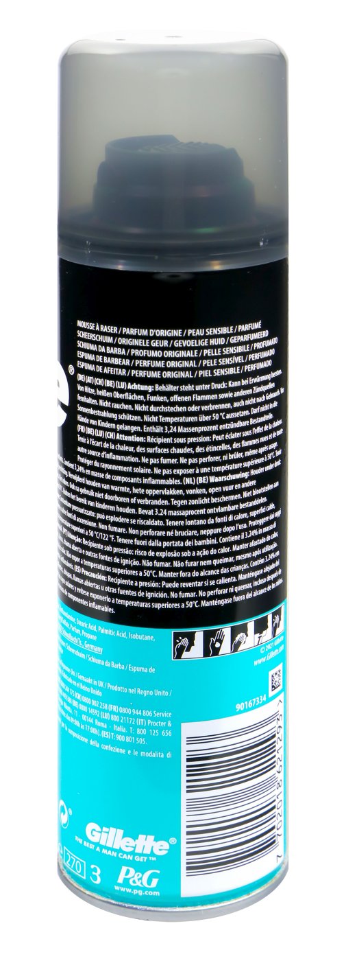 Gillette Rasierschaum Empfindliche Haut - 200 ml Gillette Rasierschaum Empfindliche Haut - 200 ml