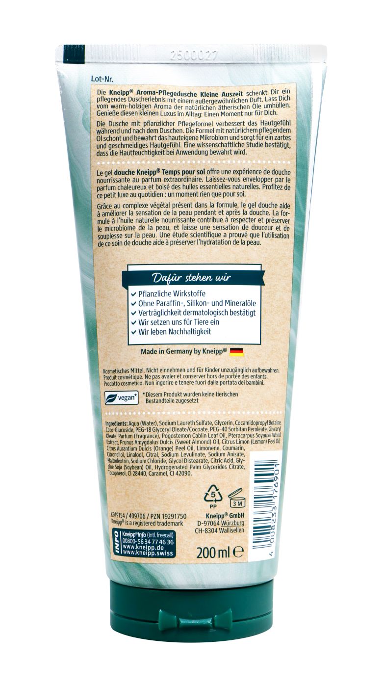 Kneipp Aroma Pflegedusche Kleine Auszeit - 200 ml Kneipp Aroma Pflegedusche Kleine Auszeit - 200 ml