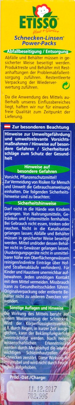 Etisso Schneckenlinsen - 300 g Etisso Schneckenlinsen - 300 g
