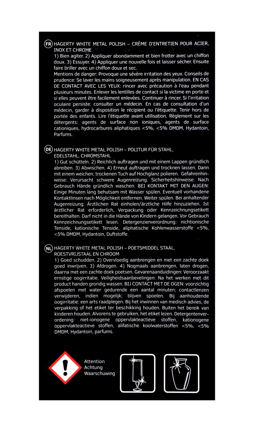 Hagerty White Metal Polish - Weissmetallpolitur - 250 ml Hagerty White Metal Polish - Weissmetallpolitur - 250 ml