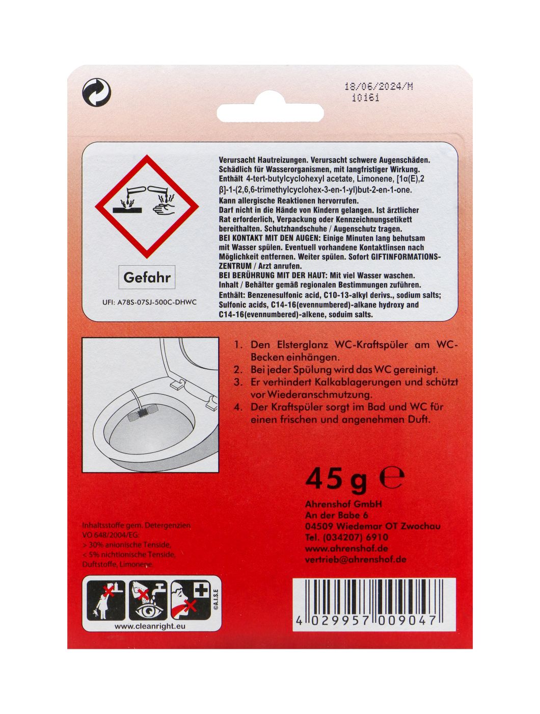 Elsterglanz WC Aktiv Würfel Citrus- 1 Stück Elsterglanz WC Aktiv Würfel Citrus- 1 Stück