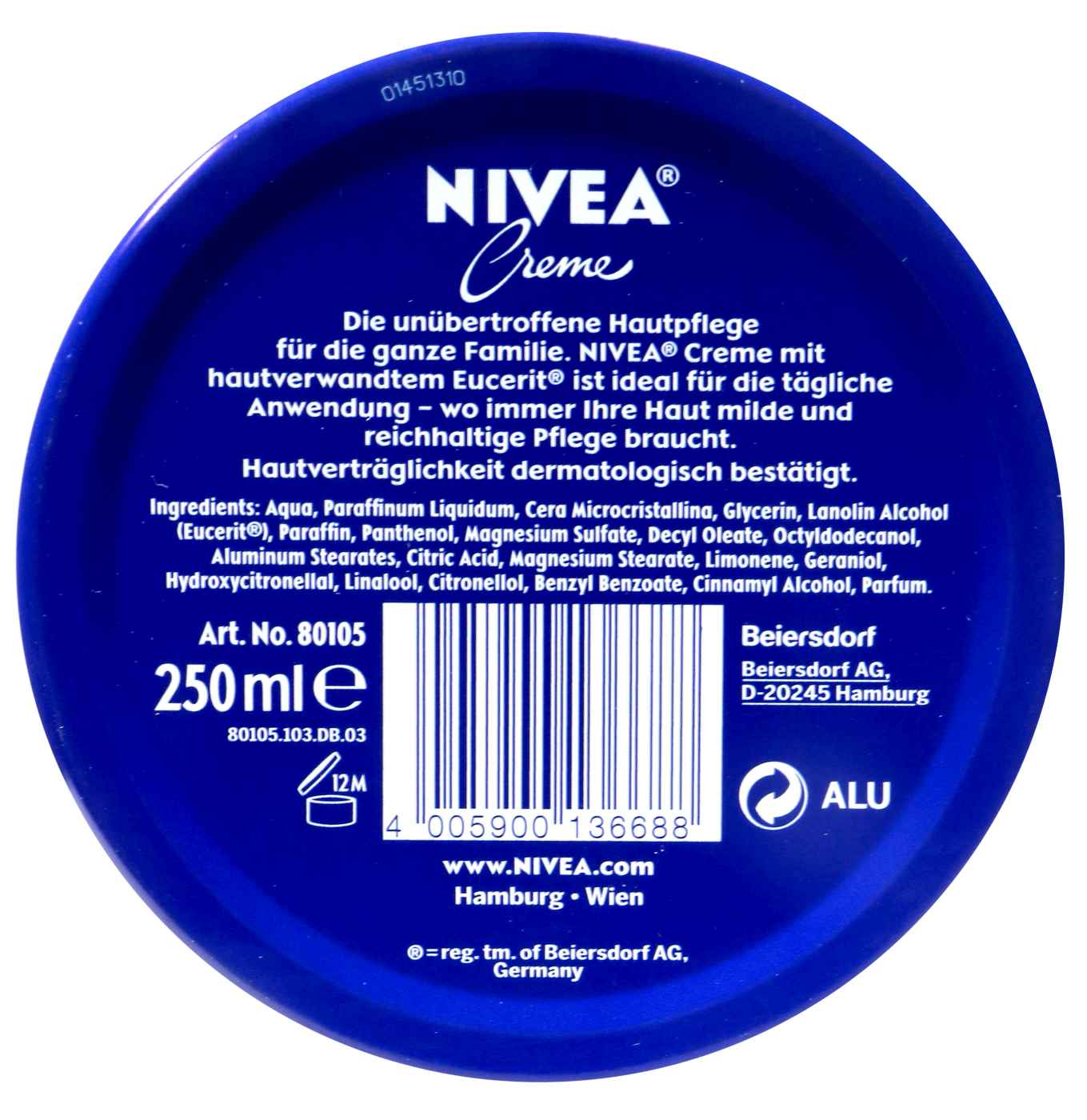 Nivea Creme - 250 ml Nivea Creme - 250 ml
