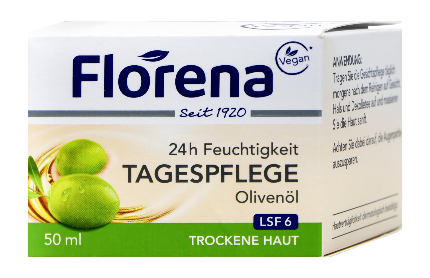 Florena Tagespflege Olivenöl für trockene Haut - 50 ml Florena Tagespflege Olivenöl für trockene Haut - 50 ml