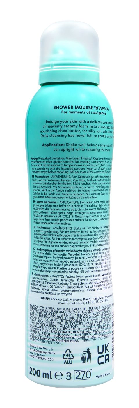 Fenjal Intensiv Shower Mousse - 200 ml Fenjal Intensiv Shower Mousse - 200 ml