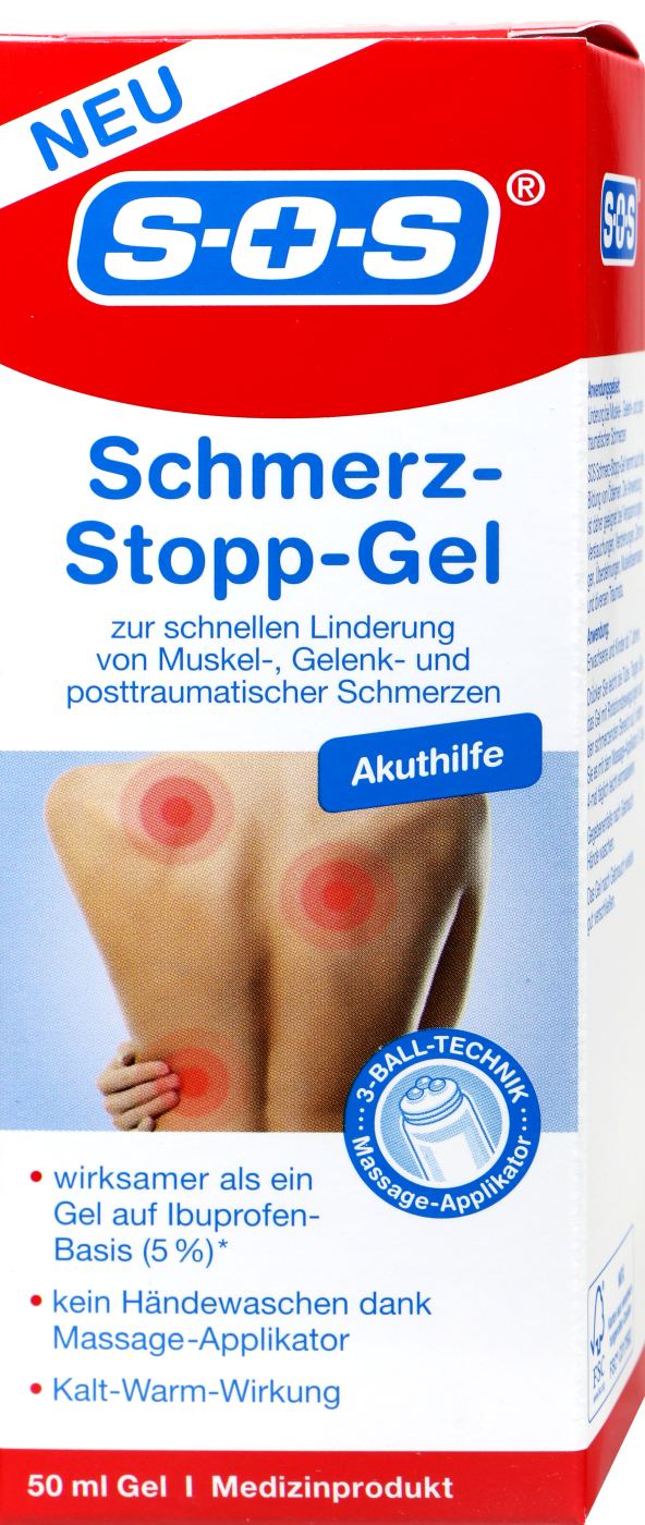 SOS Schmerz-Stopp-Gel - 50 ml SOS Schmerz-Stopp-Gel - 50 ml