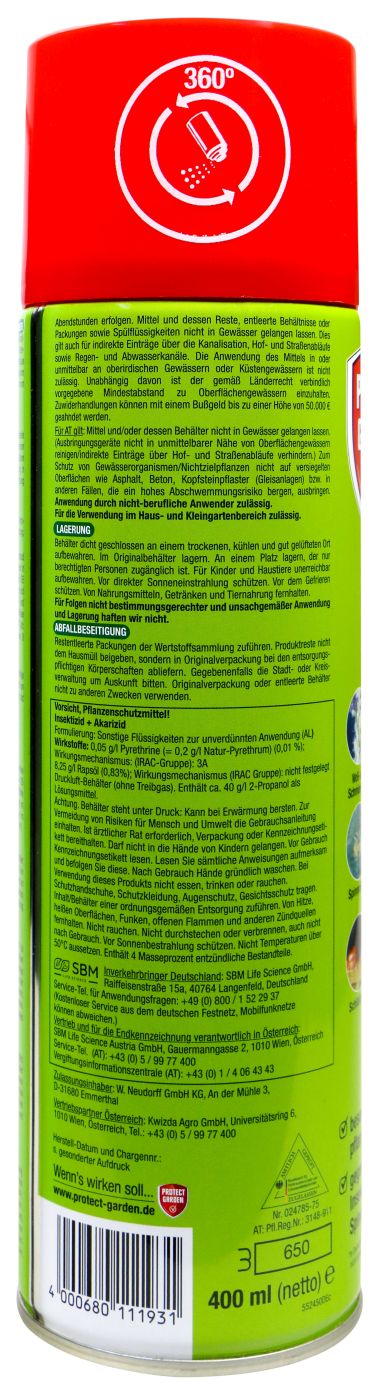 Protect Garden Orchideen und Zierpflanzenspray Lizetan - 0,4 l Protect Garden Orchideen und Zierpflanzenspray Lizetan - 0,4 l