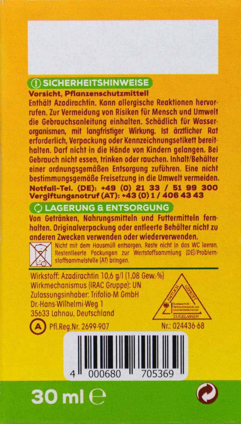 Solabiol Neem Bio-Schädlingsfrei - 30 ml Solabiol Neem Bio-Schädlingsfrei - 30 ml