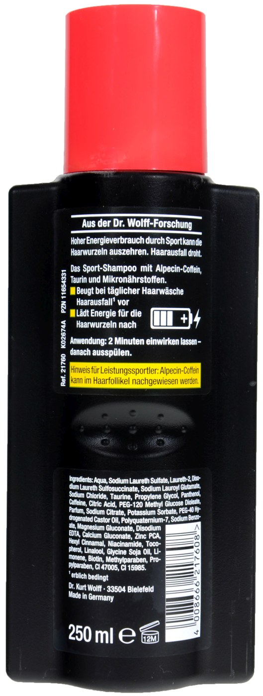 Alpecin Coffein Sport Shampoo - 250 ml Alpecin Coffein Sport Shampoo - 250 ml