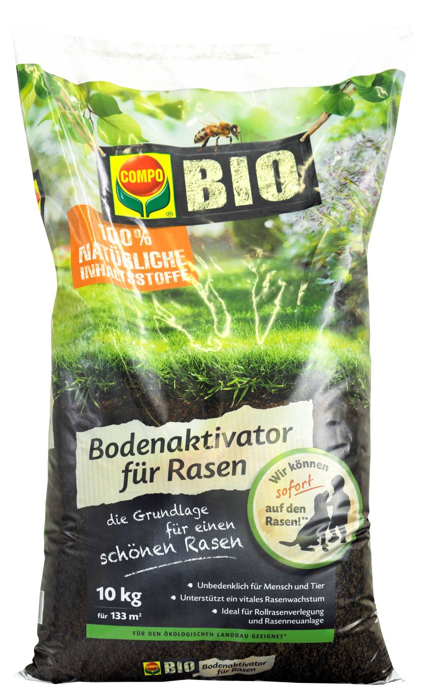 Compo Bio Bodenaktivator für Rasen - 10 kg Compo Bio Bodenaktivator für Rasen - 10 kg