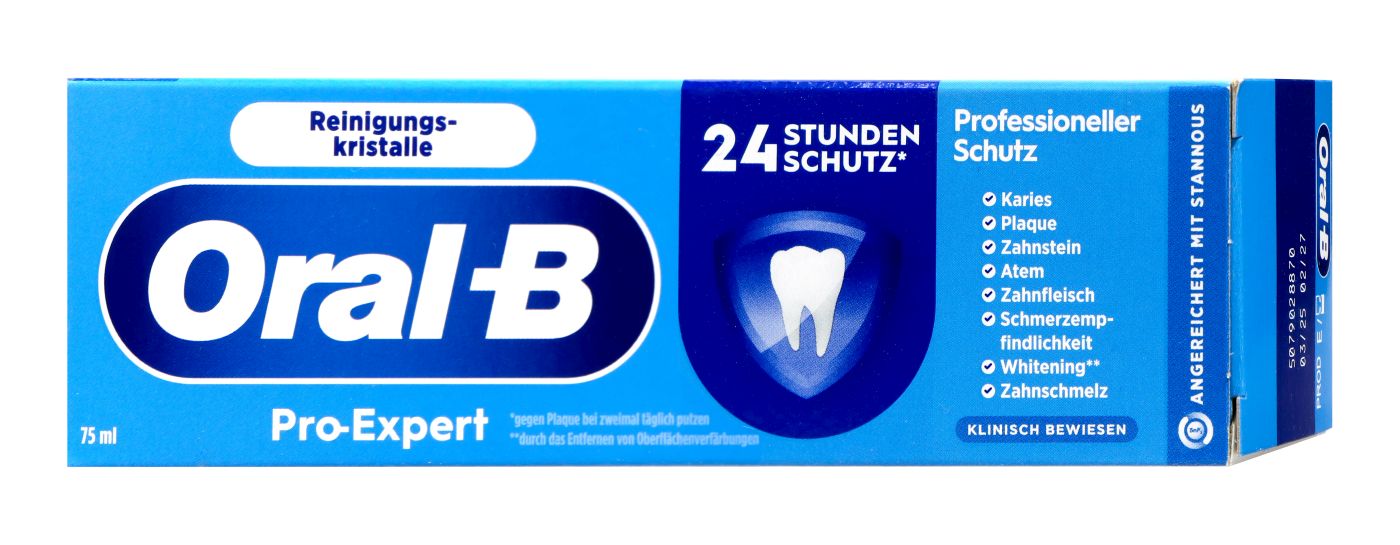 Oral-B Professional Zahncreme Pro-Expert 24 Stunden Schutz - 75 ml Oral-B Professional Zahncreme Pro-Expert 24 Stunden Schutz - 75 ml