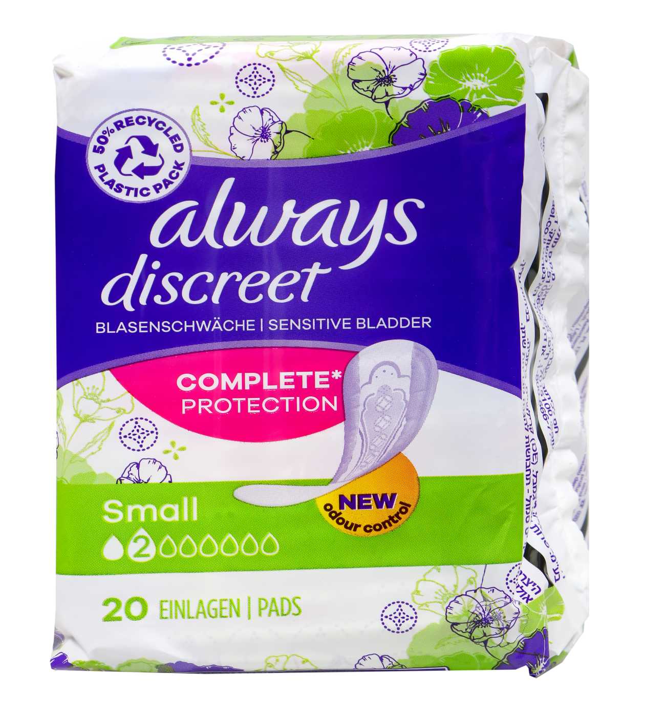 Always discreet Inkontinenz Einlagen S - 20 Stück Always discreet Inkontinenz Einlagen S - 20 Stück