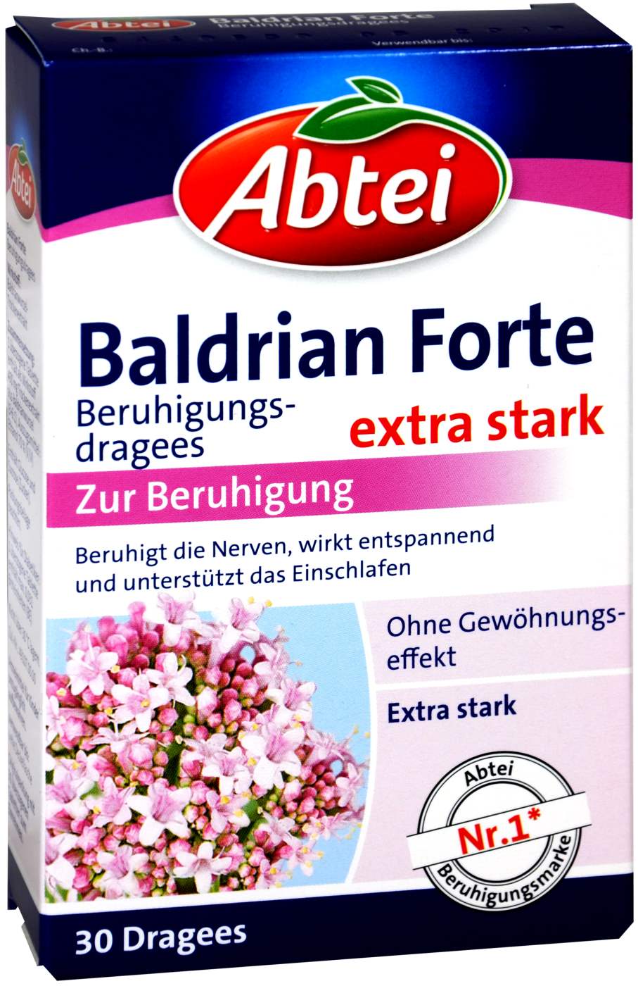 Abtei Nachtruhe Baldrian Forte - 30 Stück Abtei Nachtruhe Baldrian Forte - 30 Stück