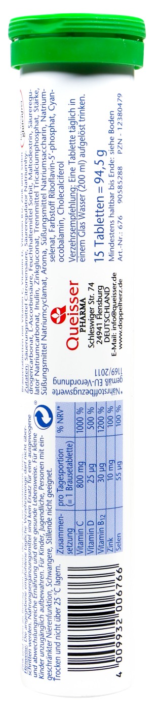 Doppelherz Abwehr Aktiv Brausetabletten - 15 Stück Doppelherz Abwehr Aktiv Brausetabletten - 15 Stück