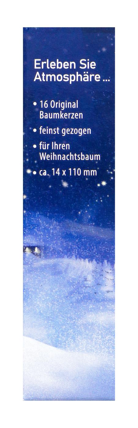 EWA Baumkerzen Rot 16 / 250 - 16 Stück