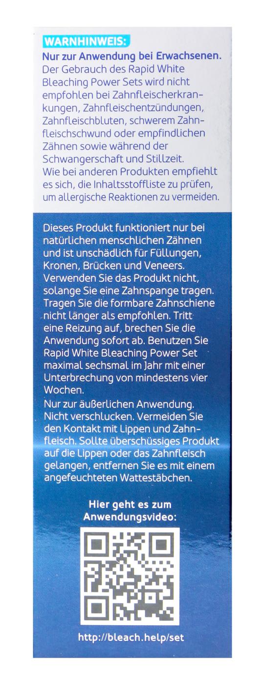 Rapid White Bleaching Power Set - 1 Stück Rapid White Bleaching Power Set - 1 Stück