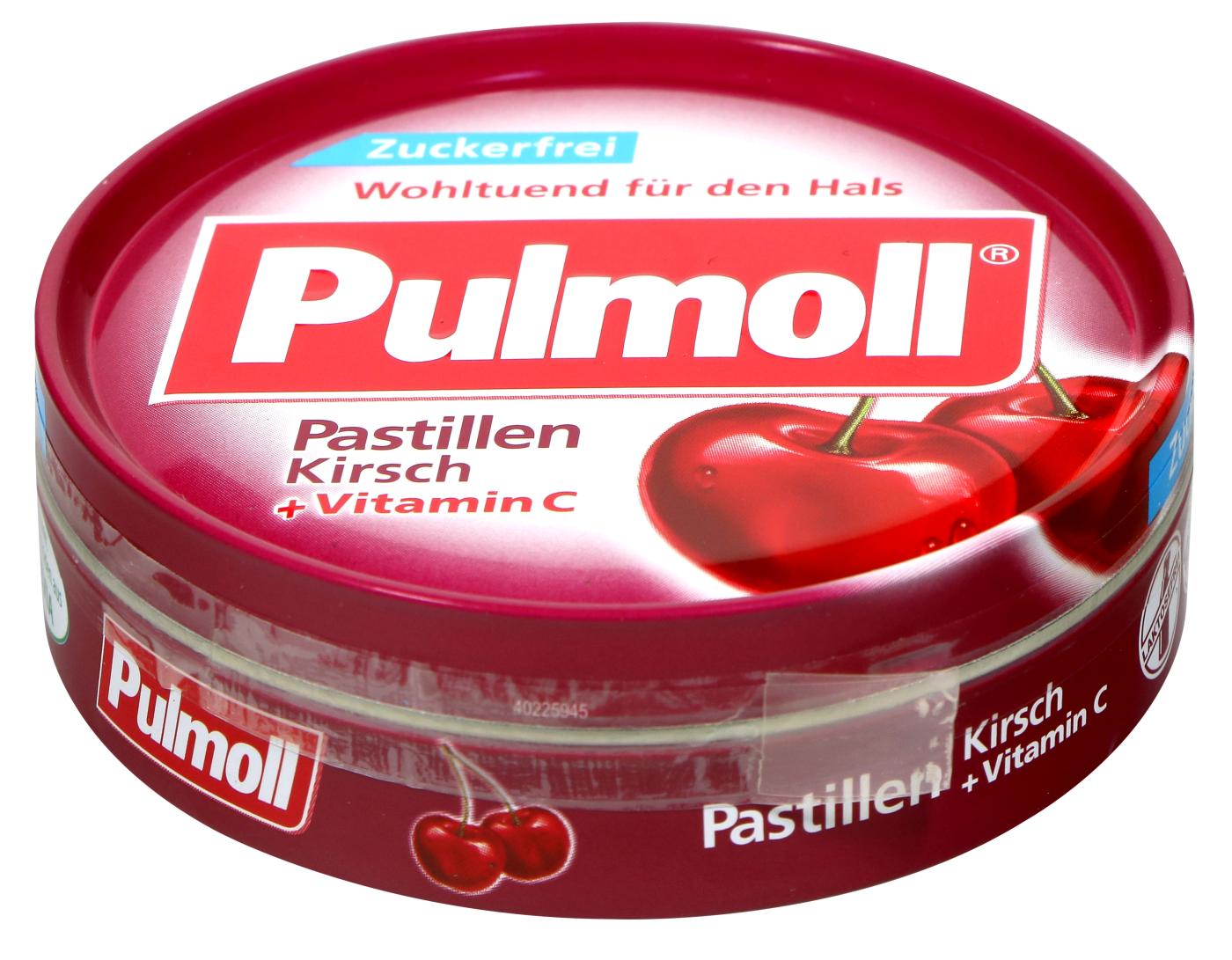 Pulmoll Kirsch Vitamin C Zuckerfrei - 50 g Pulmoll Kirsch Vitamin C Zuckerfrei - 50 g