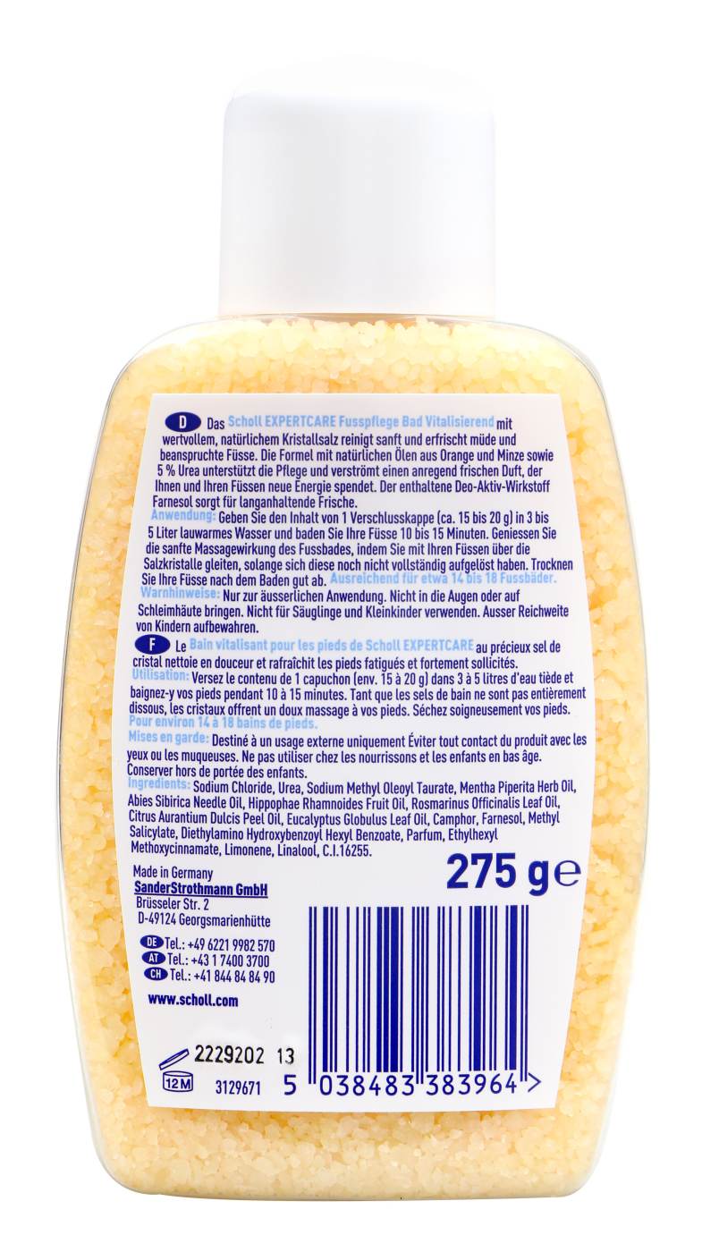 Scholl Fußpflegebad vitalisierend - 275 g Scholl Fußpflegebad vitalisierend - 275 g