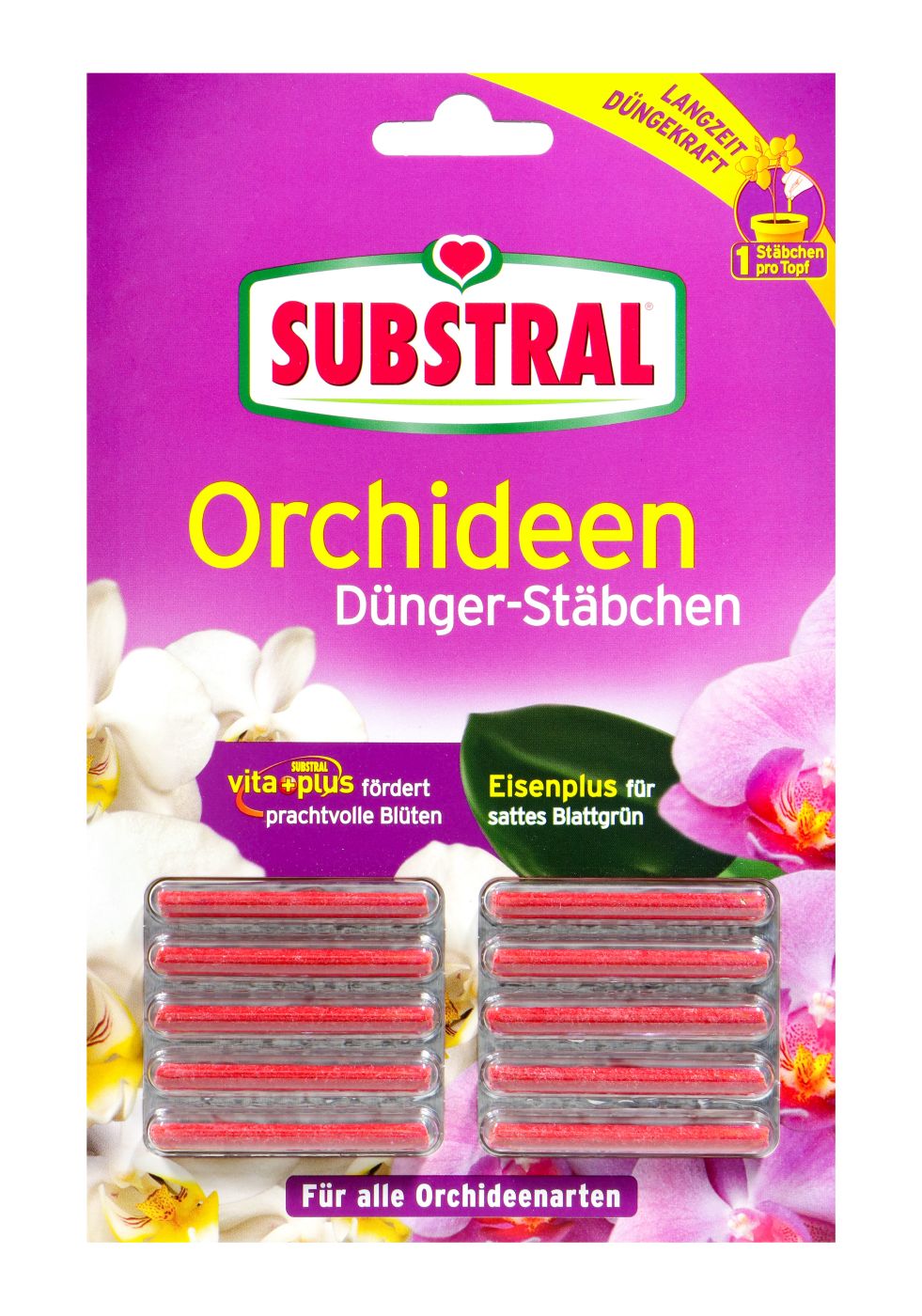 Substral Düngestäbchen für Orchideen - 10 Stück Substral Düngestäbchen für Orchideen - 10 Stück