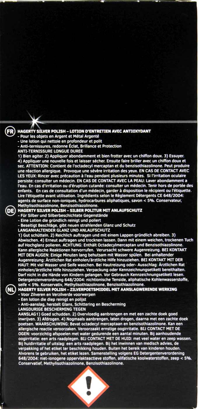 Hagerty Silver Polish - 250 ml Hagerty Silver Polish - 250 ml