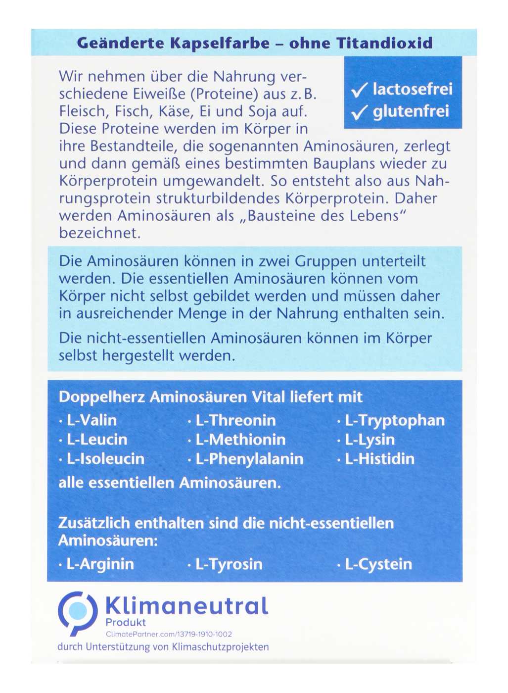 Doppelherz Aminosäuren Vital - 30 Stück Doppelherz Aminosäuren Vital - 30 Stück