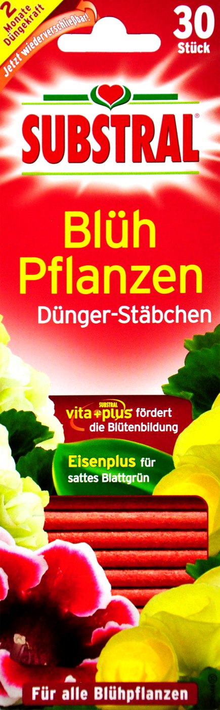 Substral Blühpflanzen Düngerstäbchen - 30 Stück Substral Blühpflanzen Düngerstäbchen - 30 Stück