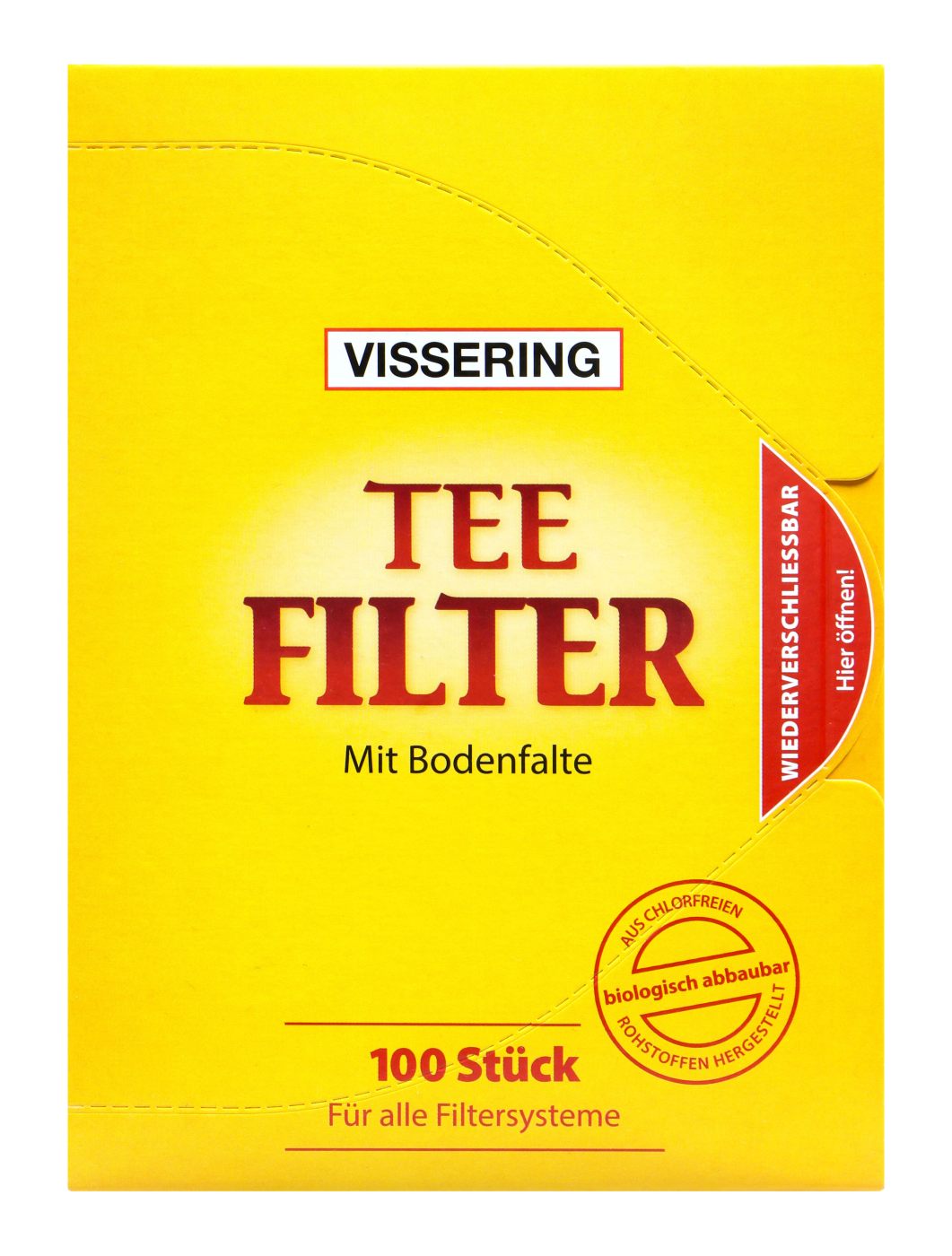Vissering Teefilter - 100 Stück Vissering Teefilter - 100 Stück