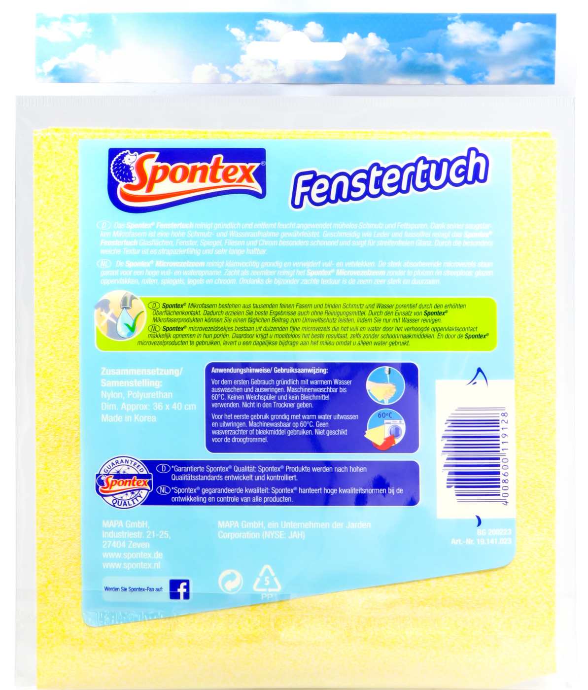 Spontex Fenstertuch Spontex Fenstertuch