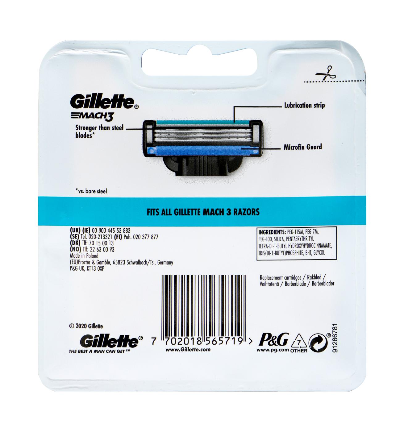 Gillette Mach 3 - 12 Stück Gillette Mach 3 - 12 Stück