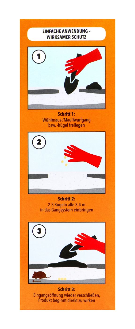 Protect Home Wühlmaus und Maulwurf Stopp Kugeln - 50 Stück Protect Home Wühlmaus und Maulwurf Stopp Kugeln - 50 Stück