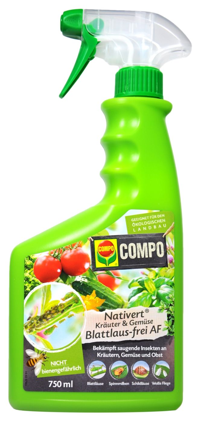 Compo Nativert Kräuter & Gemüse Blattlaus-frei AF - 0,75 l