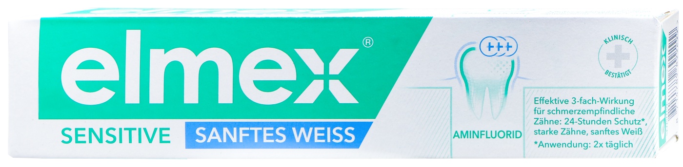 Elmex Zahnpasta Sensitive Sanftes Weiß - 75 ml Elmex Zahnpasta Sensitive Sanftes Weiß - 75 ml