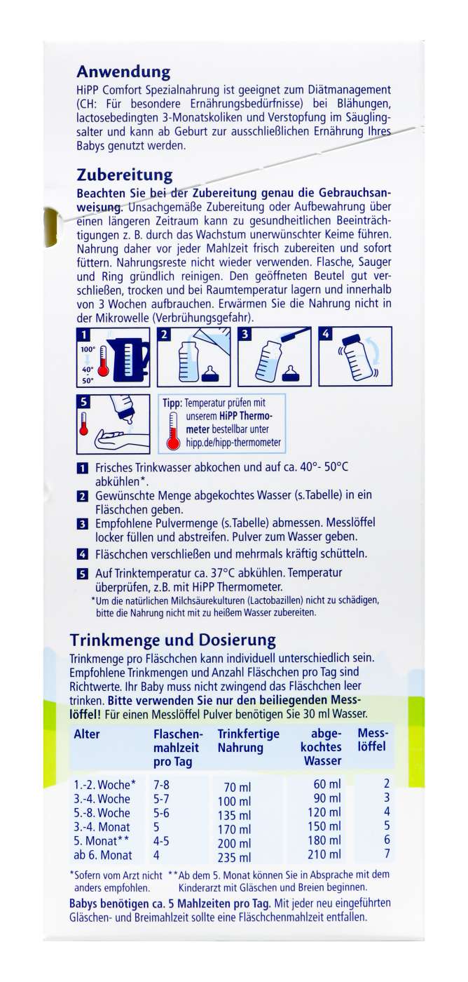 Hipp 2313 Comfort Spezialnahrung von Geburt an - 600g Hipp 2313 Comfort Spezialnahrung von Geburt an - 600g